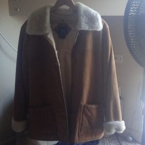 Dennis Basso Genuine Leather Coat